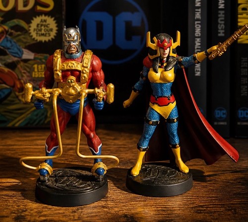 Coppia figure eaglemoss dc - figure,
