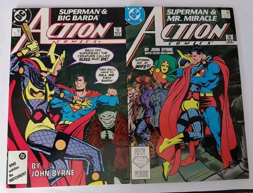 Action comics 592 593 - comics, &