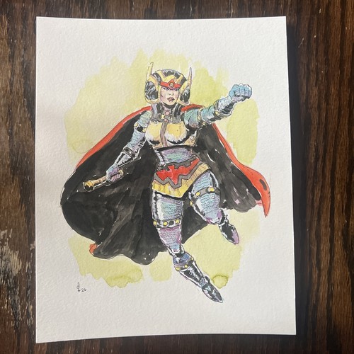 Acquerello big barda darkseid - big,
