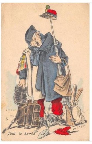 Cpa guerre illustrateur tout - illustrateur,