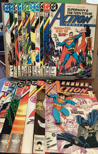 Lotto fumetti action comics - fumetti,