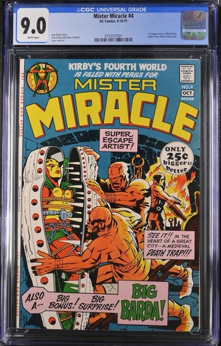 Mister miracle cgc - mister, 9.0