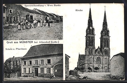 Cpa münster bei albesdorf - cpa,
